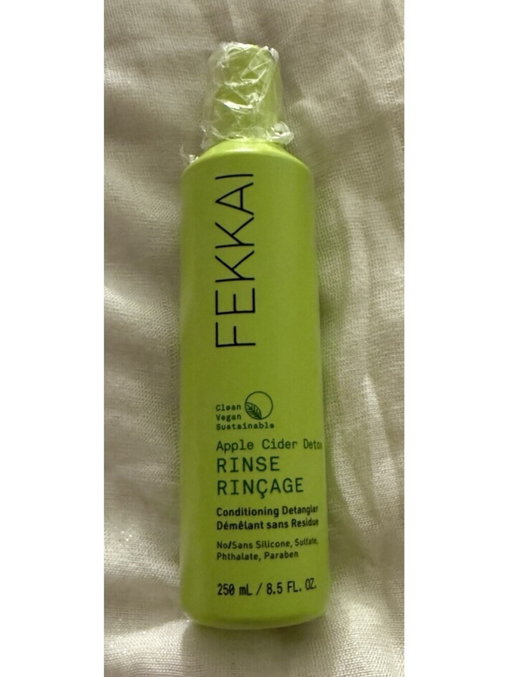FEKKAI Apple Cider Detox Rinse Conditioning Detangler 8.5 oz NEW